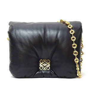 Loewe Buffer lamskin Goya Bag Black